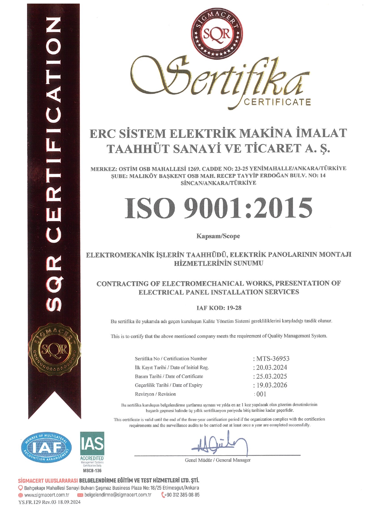 ISO 9001:2015